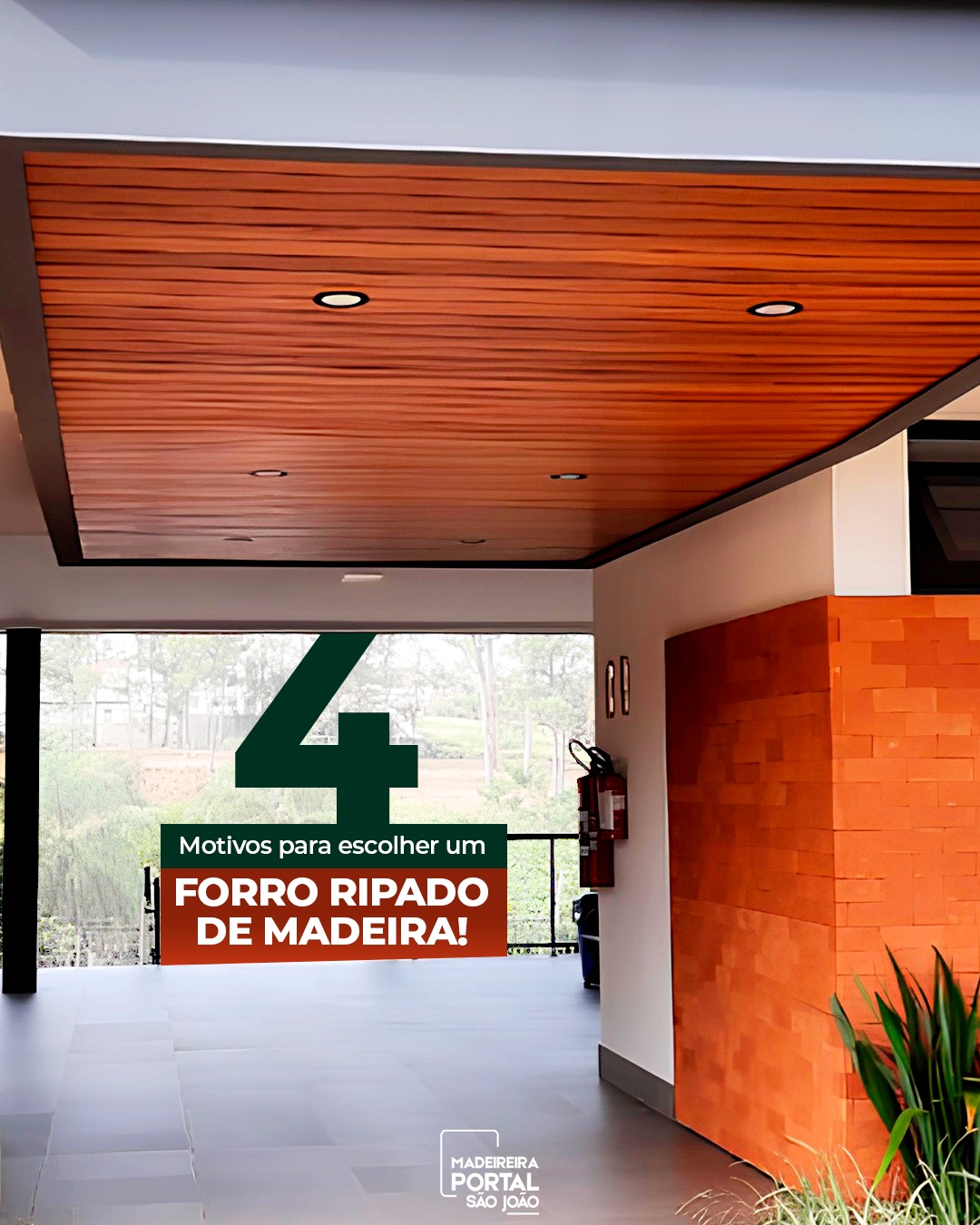 Quer um acabamento sofisticado e funcional para seu ambiente?O forro ripado de madeira é a escolha ideal! Confira 4 motivos para investir:
1⃣ Acabamento Sofisticado – Visual elegante e aconchegante para qualquer ambiente.
2⃣ Proteção e Durabilidade – Resiste ao tempo e protege o teto contra desgastes.
3⃣ Ocultação de Instalações – Esconde fiações elétricas e dutos, deixando tudo mais clean.
4⃣ Valorização do Imóvel – Agrega charme e aumenta o valor da propriedade.Transforme seu espaço com qualidade e estilo! ✨#ForroDeMadeira #MadeiraNobre #DesignDeInteriores #AcabamentoPremium #MadeireiraPortalSaoJoao #Decoração #Construção #EstiloEConforto