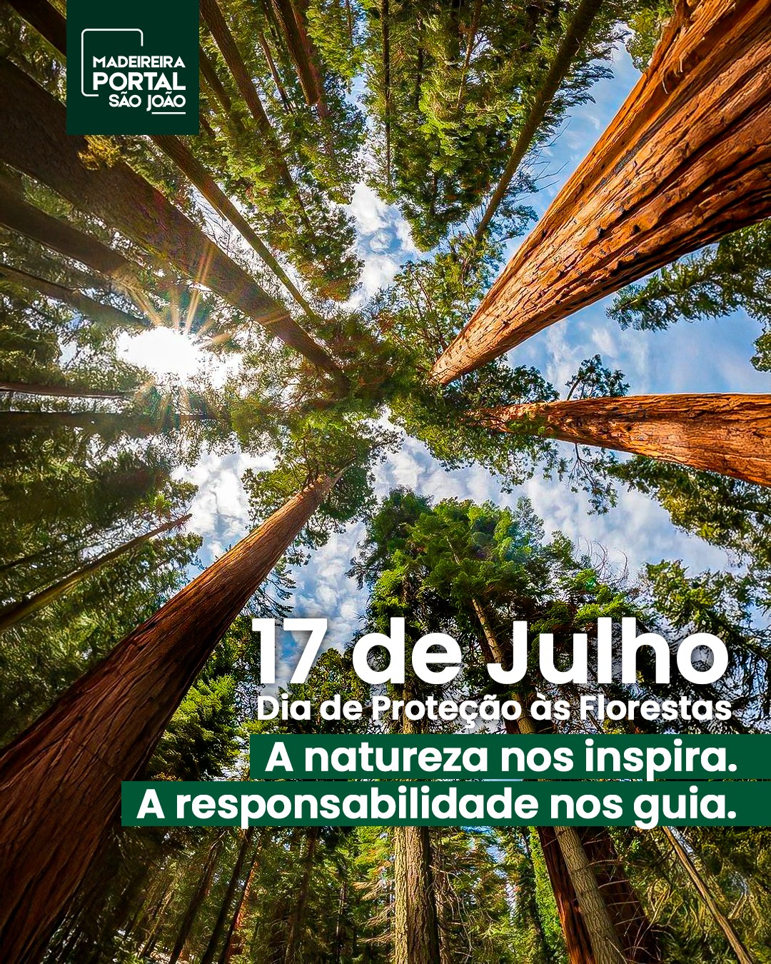 🌿 Hoje é o Dia de Proteção às Florestas uma data que reforça o valor da preservação ambiental e do uso consciente dos recursos naturais.Na Portal São João, temos orgulho de trabalhar com madeira de origem controlada, respeitando o meio ambiente e apoiando práticas de manejo sustentável.🌱 A beleza da madeira começa no respeito pela natureza.
✨ Ao escolher nossos produtos, você leva para casa elegância, durabilidade e consciência ambiental.
💚 Que o futuro seja feito de escolhas responsáveis.#DiaDeProtecaoAsFlorestas #Sustentabilidade #MadeiraResponsavel #PortalSaoJoao #DesignConsciente #DecoracaoSustentavel #MadeiraDeOrigemControlada #ArquiteturaVerde