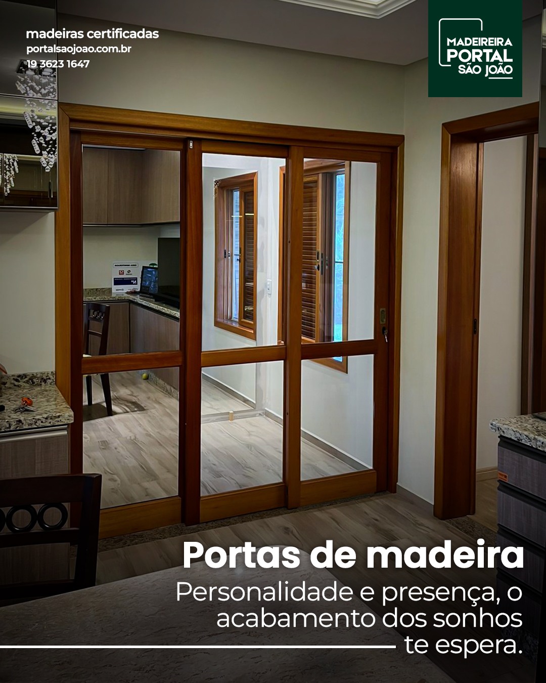 A porta certa não é só uma entrada.Ela é o começo da personalidade da sua casa.Na Portal São João, você encontra portas de madeira com presença, acabamento impecável e modelos que valorizam qualquer estilo de projeto.Alta durabilidade
Madeira selecionada
Modelos exclusivos à pronta entrega
Escolha a porta que combina com o seu lar.Fale com a gente e peça seu orçamento!📞 (19) 3623-1647
📲 (19) 99927-4306
📍 Av. Dr. Octávio da Silva Bastos, 3145 Parque Alvorada#PortaDeMadeira #AcabamentoDeQualidade #MadeiraÉNaPortal #ConstruçãoComEstilo #PortalSãoJoão