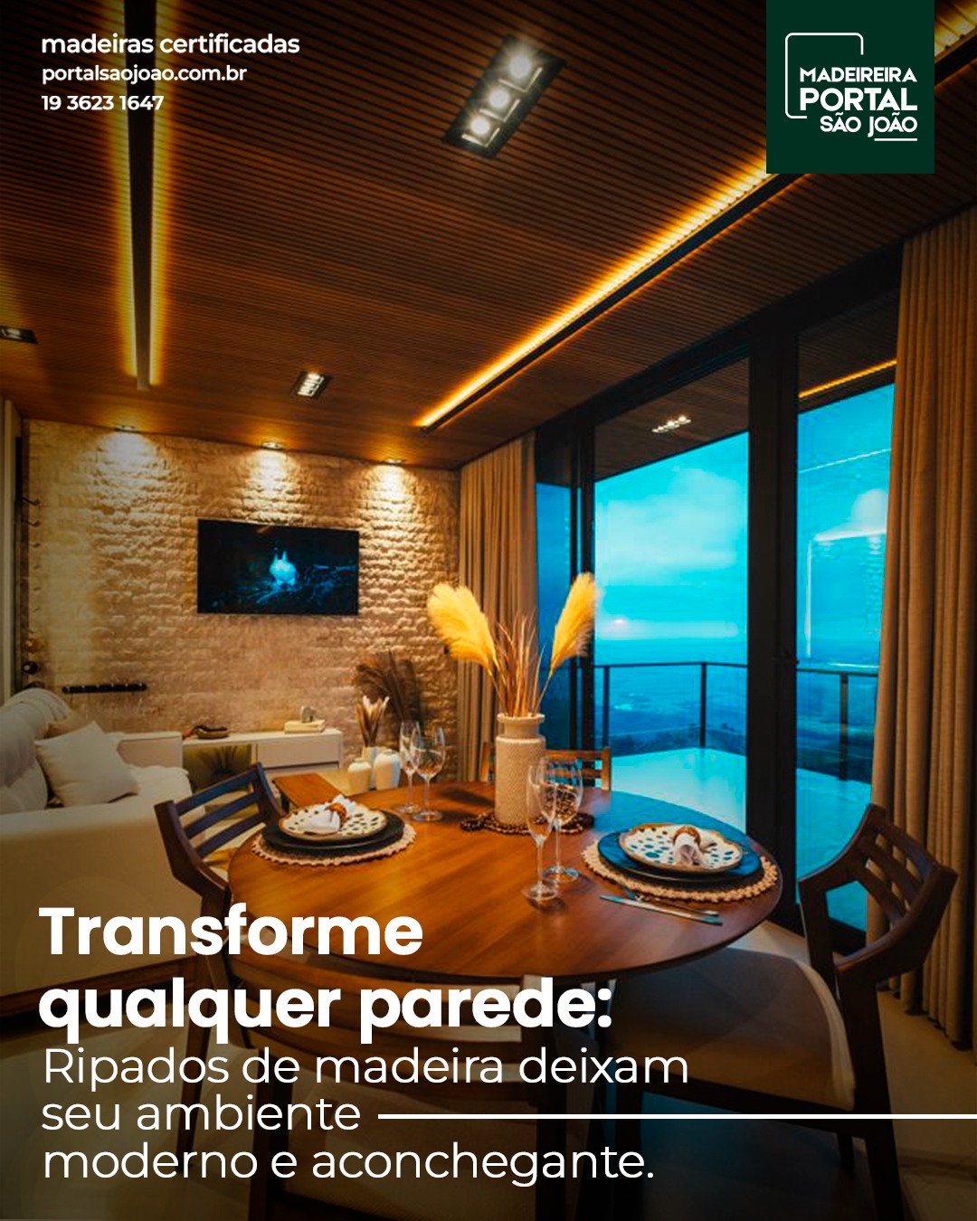 🌞 Quer colocar ripado de madeira na área gourmet ou na fachada da casa?
A Amanda explicou o que você precisa saber pra usar esse acabamento com segurança e durabilidade.📞 (19) 3623-1647
📲 (19) 99927-4306
📍 Av. Dr. Octávio da Silva Bastos, 3145 Parque Alvorada#RipadoDeMadeira #ÁreaExterna #DecoraçãoComMadeira #MadeiraTratada #MadeireiraPortalSãoJoão