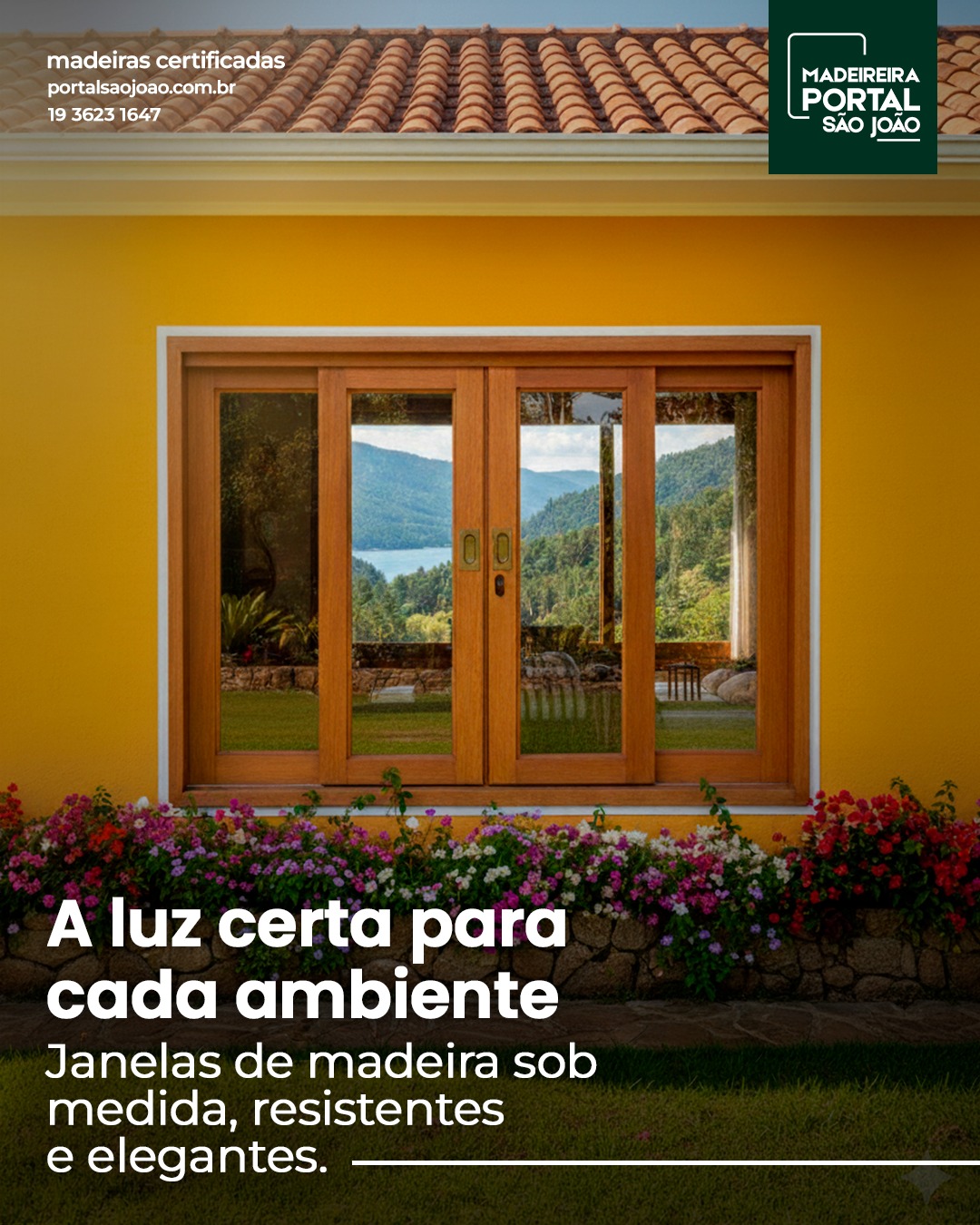 As janelas não servem só para entrar luz e ventilação, elas também valorizam a estética da sua casa 🌿Na Portal São João, você encontra janelas de madeira sob medida, unindo beleza, durabilidade e segurança.
Venha conhecer nossas opções e transforme seus ambientes!
📞 (19) 3623-1647
📲 (19) 99927-4306
📍 Av. Dr. Octávio da Silva Bastos, 3145 Parque Alvorada
#JanelaDeMadeira #MadeiraDeQualidade #MadeireiraPortalSãoJoão #DetalhesQueEncantam #BelezaEDurabilidade