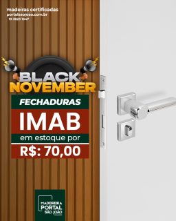 A oportunidade chegou! 🌿
Durante todo o Black november Portal São João, todas as fechaduras IMAB em estoque saem por apenas R$ 70 cada modelo.Mas atenção: estoque limitado! Só o que tiver disponível. Não perca a chance de garantir qualidade e preço incrível para suas portas e projetos.
📍 Passe na Portal São João e aproveite!
📞 (19) 3623-1647
📲 (19) 99927-4306
📍 Av. Dr. Octávio da Silva Bastos, 3145 Parque Alvorada
#BlacknovemberPortalSãoJoão #FechadurasIMAB #MadeiraDeQualidade #PromoçãoEspecial #OportunidadeÚnica